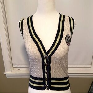 Vintage Heritage 1981 vest, great condition, gray,blue, size S